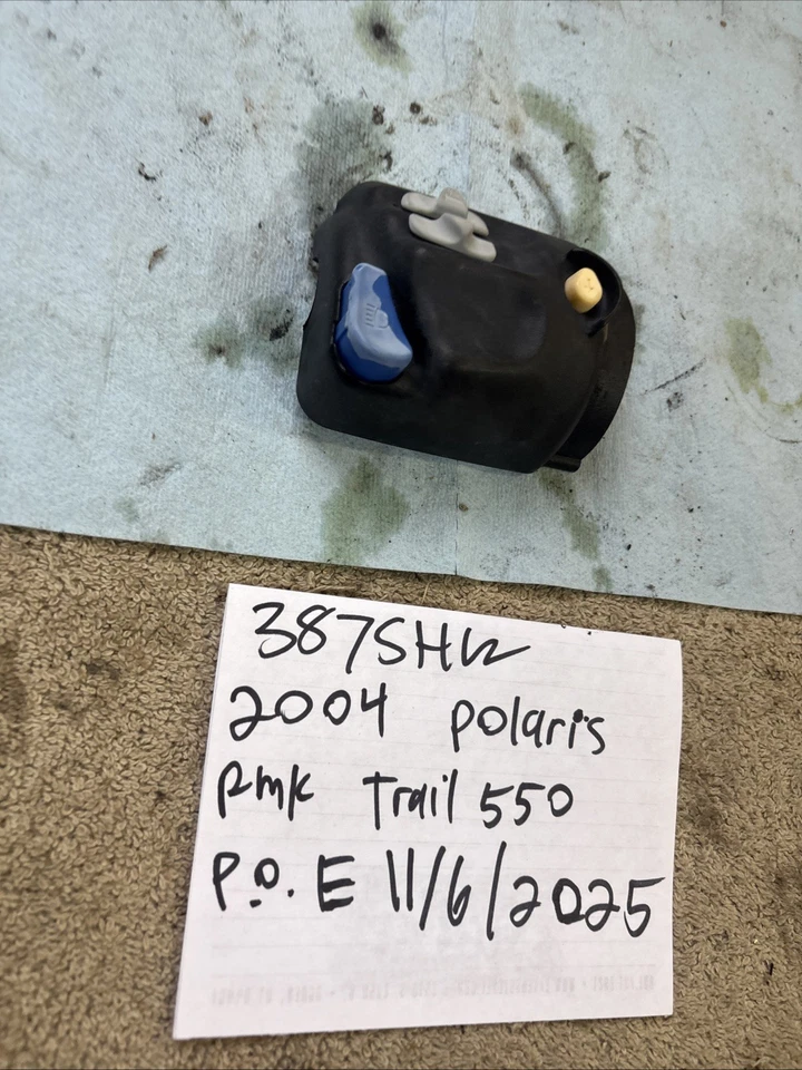 2004 Polaris RMK trail 550 warmer switch headlight switch 387 - Image 2 of 4
