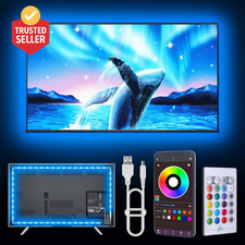20FT Led Lights for TV, TV Backlight for 32-80 Inch, USB Led Light Strip with Re