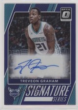2017 Panini Donruss Optic Signature Series Purple Prizm Treveon Graham Auto 0v9