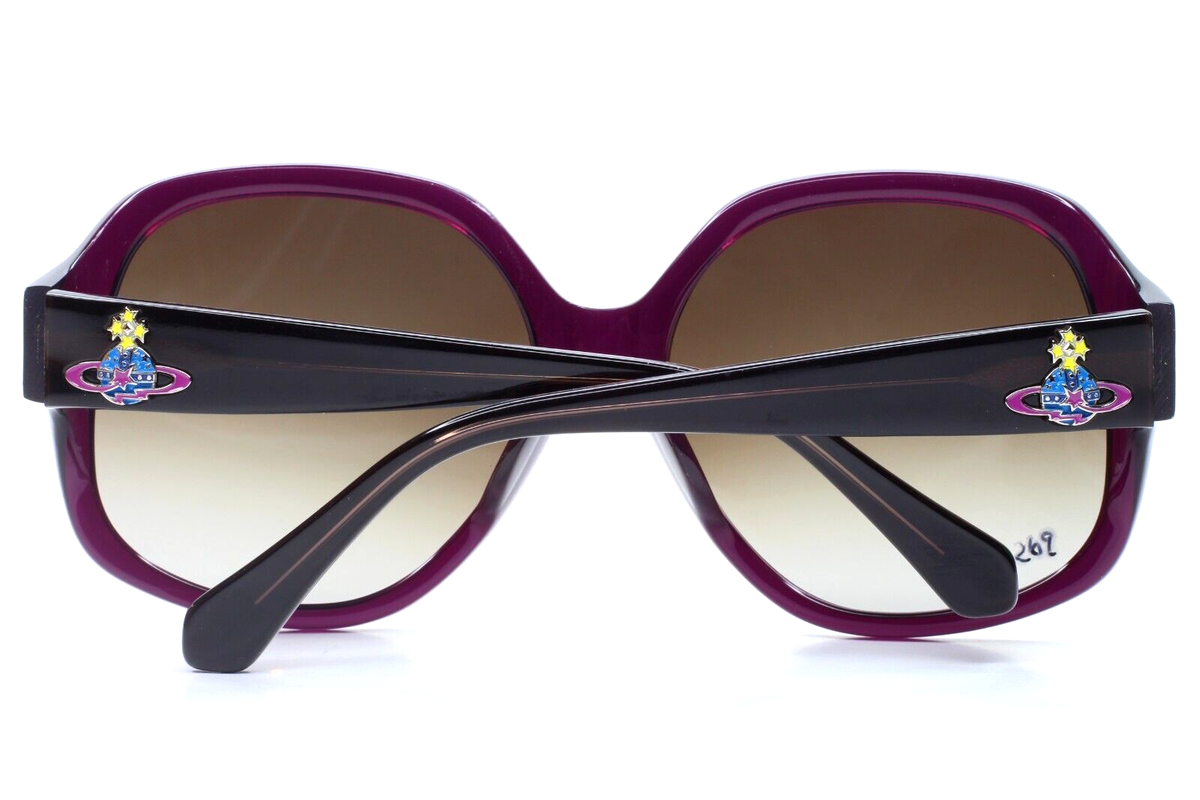 Vivienne Westwood VW74607 Purple Glossy Gradient Luxury Italy