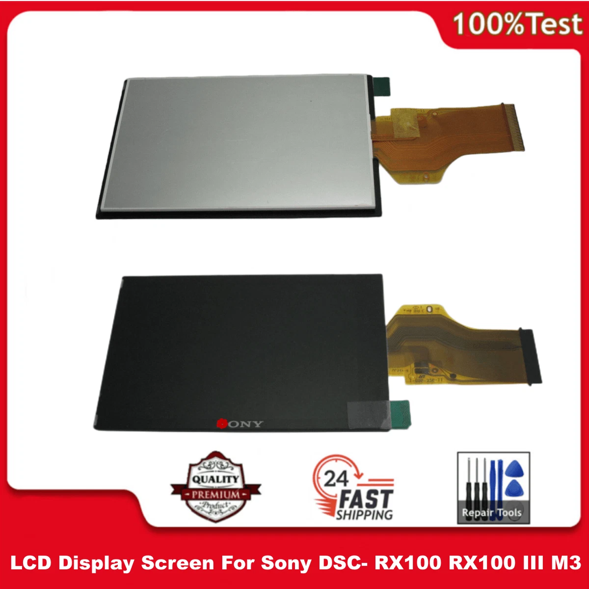 LCD Screen Display Panel Assy For Sony RX100 III DSC-RX100M3 Camera Repair  Parts