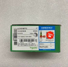 1PCS Brand New Unopened Schneider Contactor LC1D18F7C 110VAC Fast Delivery