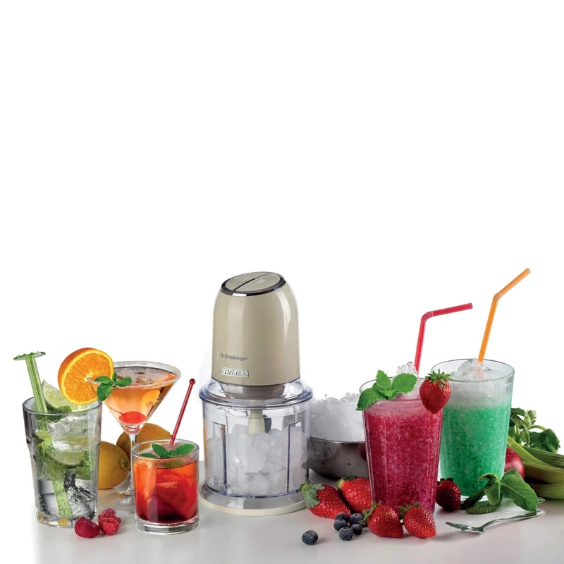 Tritatutto Elettrico Sminuzza ARIETE Vintage Crema Trita Carne Verdure Ghiaccio