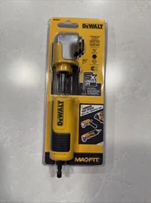 New NIP DeWalt MAXFIT 2-Piece Right Angle Attachment, 1/4" Shank. Model # DWAMRA