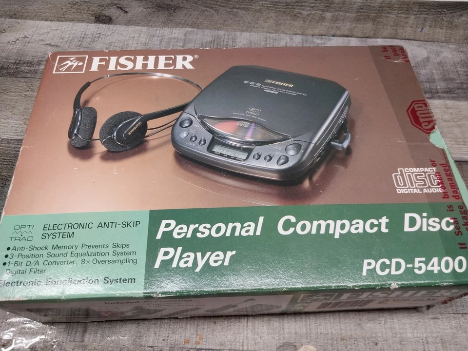 Reproductor de discos compacto Fisher Personal 1995 vintage. PCD-5400 Foto 4 de 4