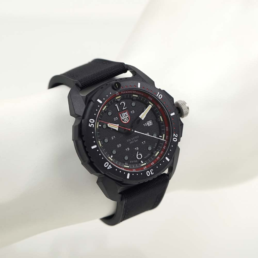 Luminox Sapphire Crystal ICE SAR Artic Black Dial Men's Watch Date