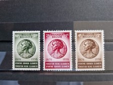 Belgique 1956 Série complète neuve ** n° Yvert 991 à 993