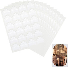 240 Pcs Photo Corners Self Adhesive Picture Corners for Scrapbooking, White Phot