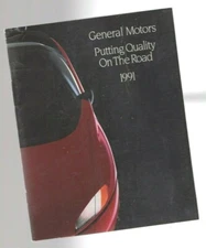 1991 GM General Motors Brochure/Catalog;CHEVY,CADILLAC,BUICK,OLDSMOBILE,PONTIAC,