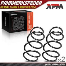 2x Federn Fahrwerksfeder Vorderachse für Renault Laguna III Grandtour B K T0/1
