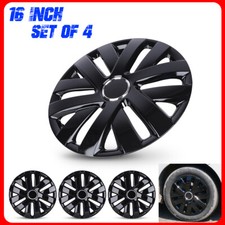 16 Wheel Covers Full Rim Snap On Hub Caps Fit R16 Tire Steel Wheels Set Of 4