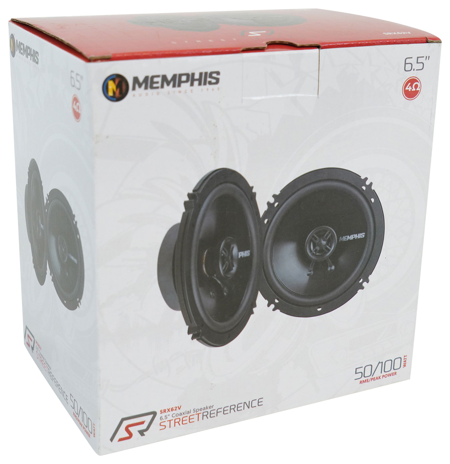 4 Пара тонких автомобильных стереодинамиков Memphis Audio SRX62V 65 мощностью 100 Вт