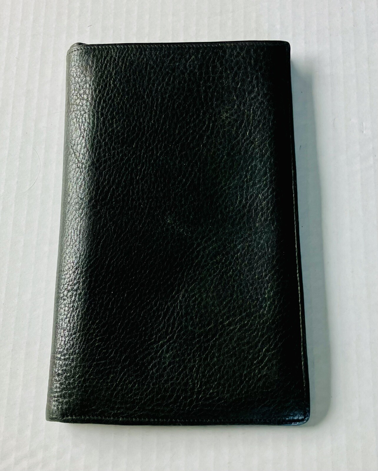 Vintage West Germany Passport Holder in Black Calfskin Unused-image