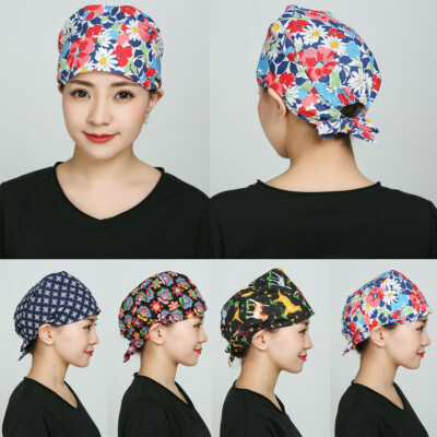 Doctor/Nurses Printing Scrub Cap 
