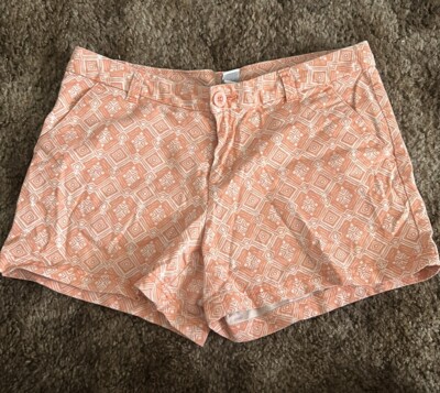 BCG Womens Size Shorts Orange White