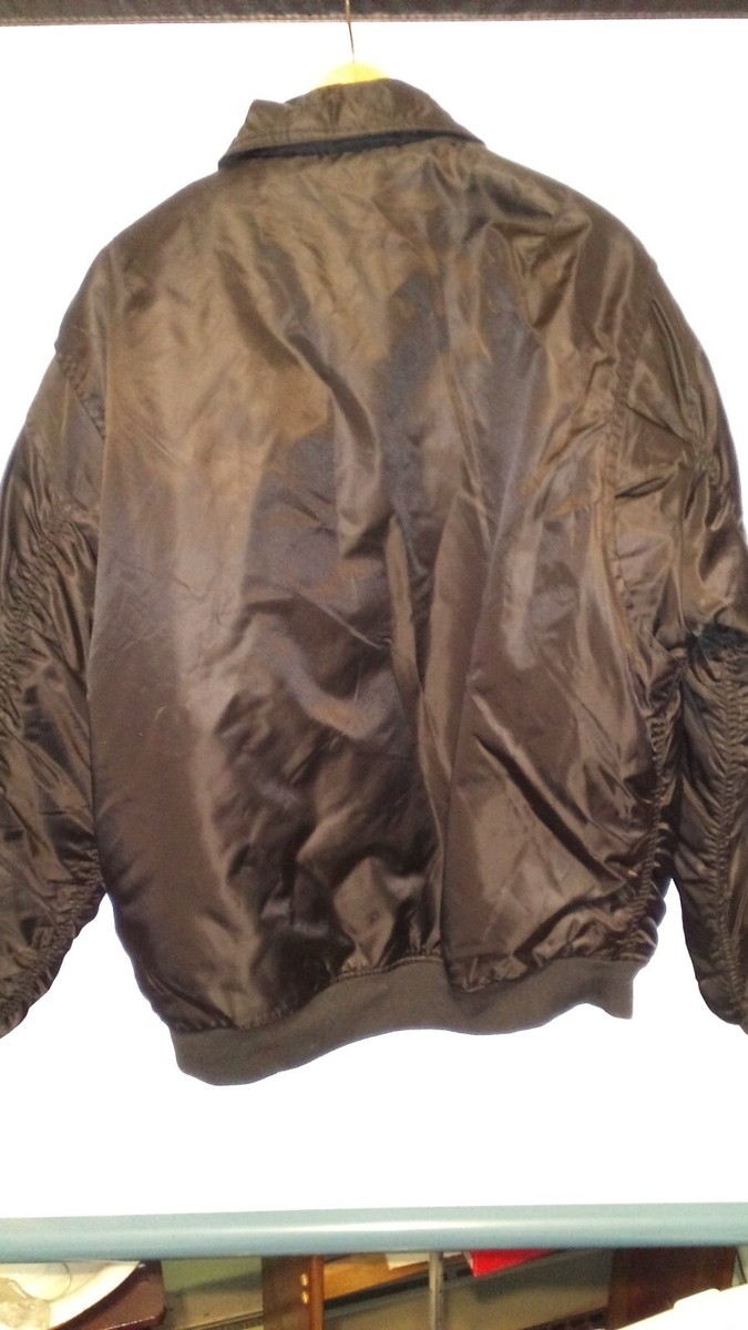 Flyer's Cold Weather XXL CWU-36/P Black Nylon Jacket, Size Flyer's Cold Weather XXL CWU-36/P Black Nylon Jacket, Size