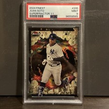2024 Topps Finest Baseball Juan Soto Superfractor 1/1
