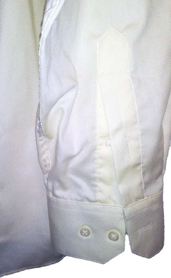 Hombre Daniel Gris Talla 16 1/2 * 34/35 Manga Larga Amarillo Vestido Camisa con Corbata Foto 3 de 4