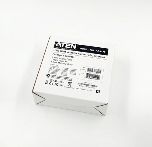 Lot of 11 Aten KA9170-D USB KVM Adapter Cable CPU Module w/ Rack Mounting Kit