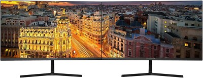 Matching DUAL 24'' Widescreen LCD Monitors for Gaming Office PC Major Brands