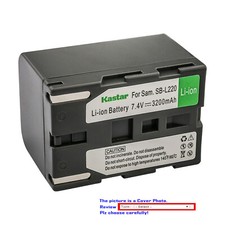 Kastar Replacement Battery Pack for Samsung SB-L220 VP-D76 VP-D75 Camcorder