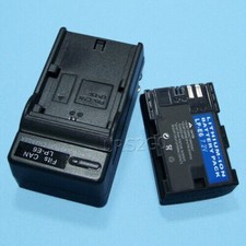 Long Endurance 2000mAh Durable Spare Battery Travel AC Charger for Canon EOS 5DS