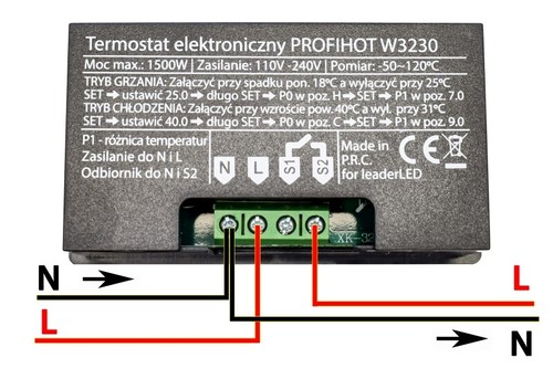DIGITAL LED TEMPERATURREGLER thermostat control temperatur fühler regler 230V ⭐⭐ - Bild 14 von 14
