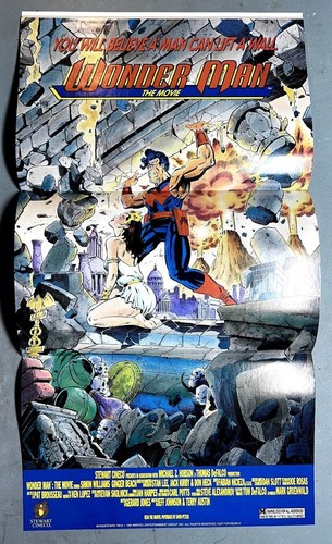WONDER MAN 1 (NM+ 9.6) RARA VARIANTE CHIAVE EDICOLA / POSTER PIEGHEVOLE CENTRALE INCLUSO * - Foto 3 di 3