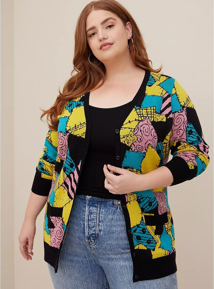 Torrid Disney NBC Cardigan Sally Nightmare Before Christmas NWT