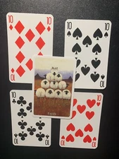 Swap Playing Cards  SILLY SHEEP All of the TENS Whimsical World THOMAS JOSEPH