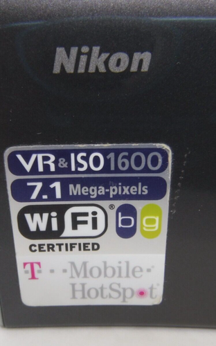 Nikon COOLPIX S7c 7.1 MP Digital Camera 3X Zoom Compact Black WiFi ISO 1600 - Picture 2 of 12
