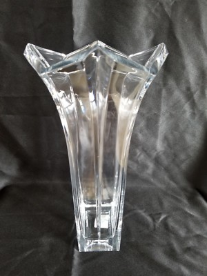 Mikasa 14” Vase ~ Lazarus ~ Lead Crystal ~ VT071/636 ~ Czech