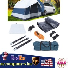 Portable Camping Car Trunk Tent SUV Awning Shelter Rear Sunshade Canopy Tent