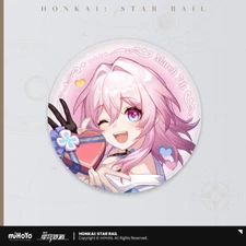 miHoYo Honkai: Star Rail Badge March 7th Cosmic candy house Emblem Original 2.2"