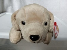 Ty Fetch the Dog Beanie Baby 1997 Retired 4189  P.E. Pellets 