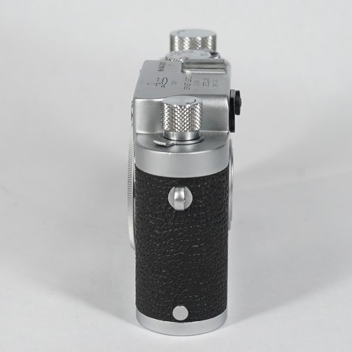 Leica IIIg fotocamera pellicola 35 mm telemetro solo corpo L39 attacco a vite 1956 - Foto 8 di 10