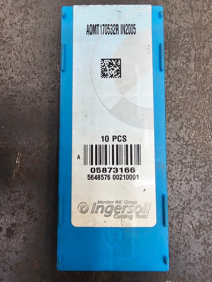 Grade R Learning Boxes Qty 9 Ingersoll AOMT 170532 R AOMT170532R 5873166 IN2005 Grade Carbide ...