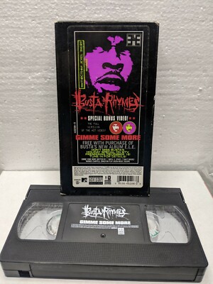 RARE PROMO ONLY Busta Rhymes VHS video Gimme Some More full version E.L.E. 1998