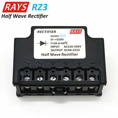 RAYS RZ3 Half Wave Rectifier module 550V 200-500VAC 90-225VDC I=3A