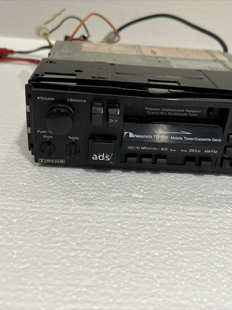 Nakamichi TD 300 Mobile Tuner Cassette Deck Untested | eBay