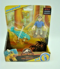 Jurassic World Camp Cretaceous Ankylosaurus Bumpy and Ben Imaginext NIB