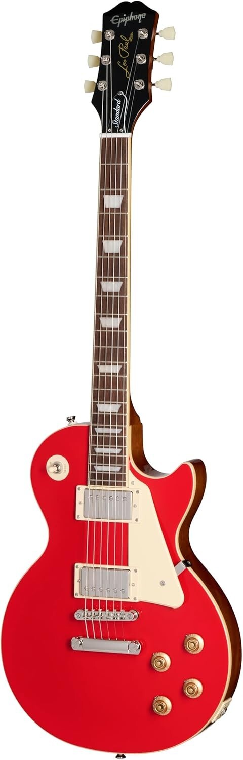 Epiphone Les Paul Standard 50s Plain Top Cardinal Red Electric Guitar wGig Bag 148690₽