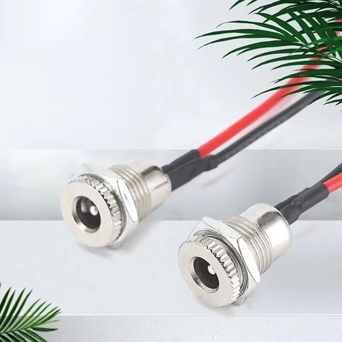Female DC Power Supply Connector Socket Panel Mount Jack Plug 5.5 x 2.1mm/2.5mm - Picture 5 of 10