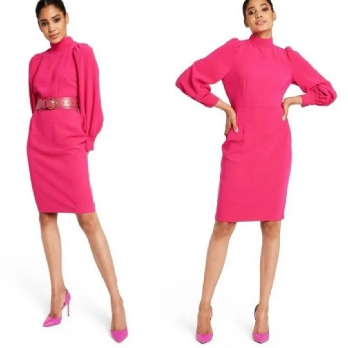 sergio hudson pink dress Sergio Hudson | The Sergio Hudson Collection 11 |Spring 2023 RTW | @nyfw | Hair Lead: @thehairdiagram x @boldholdlaceamerica Make-up: @stilacosmetics