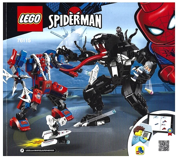 LEGO Super Heroes Marvel Spider Mech Vs. Venom 76115 Building Kit