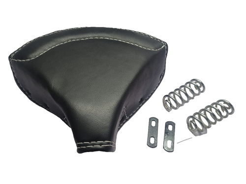 Housse De Siège Avant Moto Cuir Noir - Pour Royal Enfield, Triumph, BSA - Neuf - Garantie 60 Jours