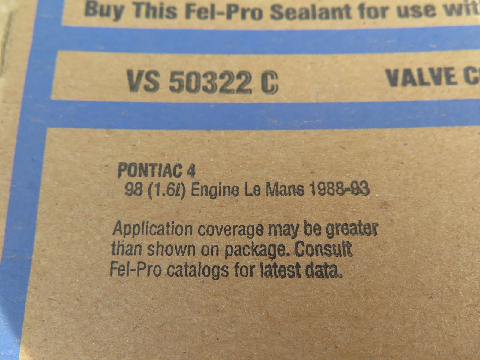 Engine Valve Cover Gasket Set FelPro VS 50222 C NOS (36B) eBay