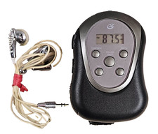 GPX Portable Armband Digital AM/FM Radio, Black/Silver, R300S