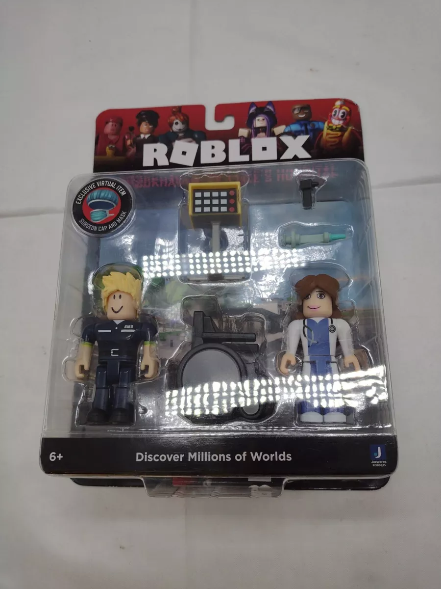 Roblox Brookhave St. Luke's Hospital Figure Pack [Includes Exclusive  Virtual Item] 