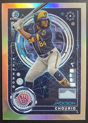 2024 Bowman Chrome AI Refractor Jackson Chourio #BAI-16 | eBay
